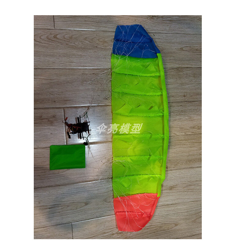 1m RC paralotnia napędzana droneleaf1. 0 wyprowadza psa lub dzieci latający spadochron jasny Model latający paralotnia zabawki modele