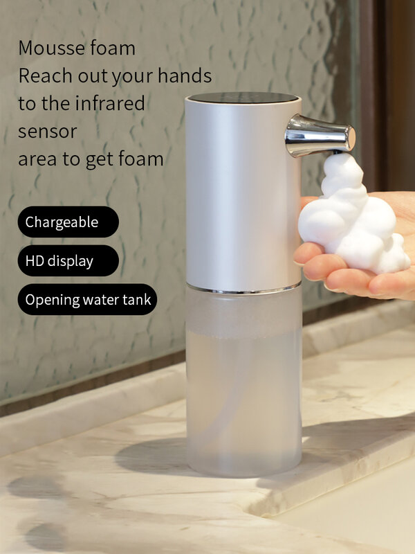 Máquina automática da espuma da lavagem do rosto tipo de indução da máquina da espuma da lavagem do corpo elétrica inteligente carregamento lavagem do telefone móvel