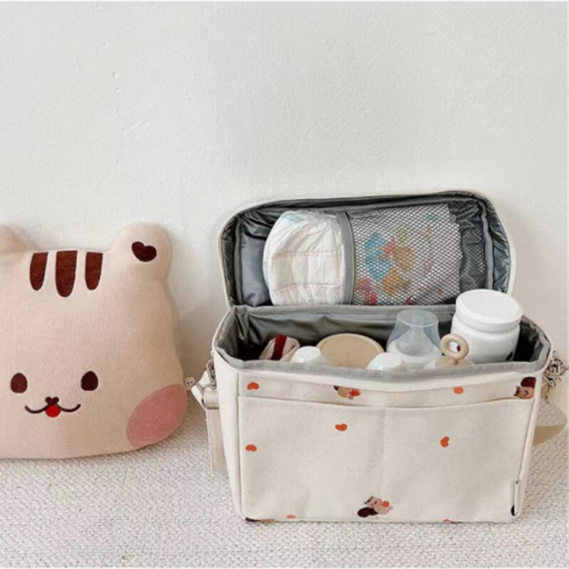 Waterproof Baby Feeding Bottle Cooler Bag Thermal Insulation Mommy Bag Stroller Baby Nappy Bag for Pram Organizer Diaper Pouch