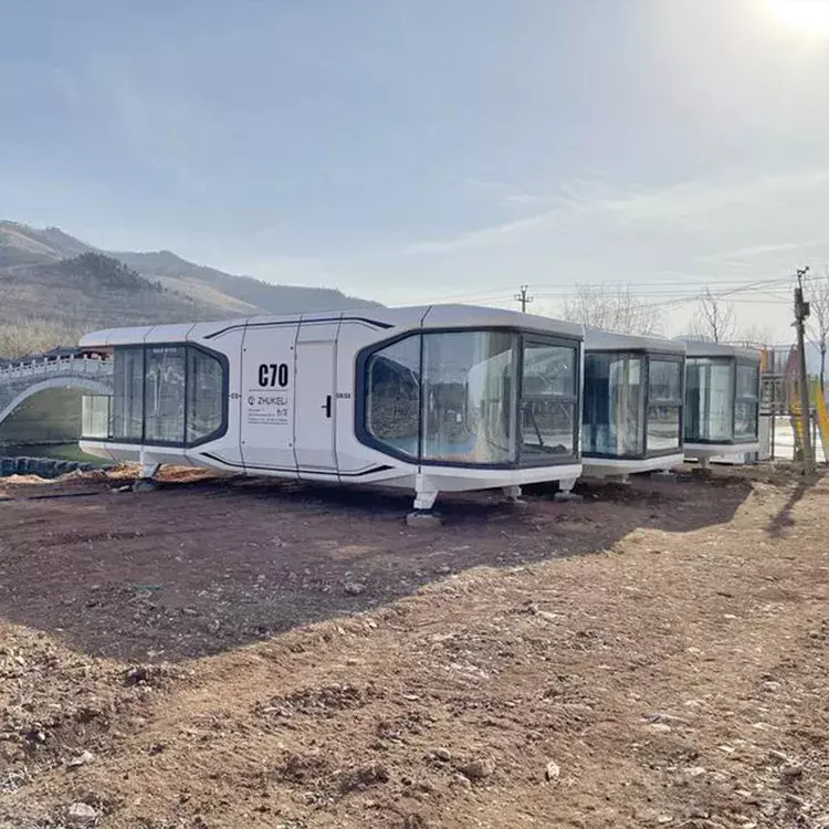 Солнечная комната Космос капсулы мобильный дом высококлассный отель smart star Room контейнер B & B Ландшафтный лагерь