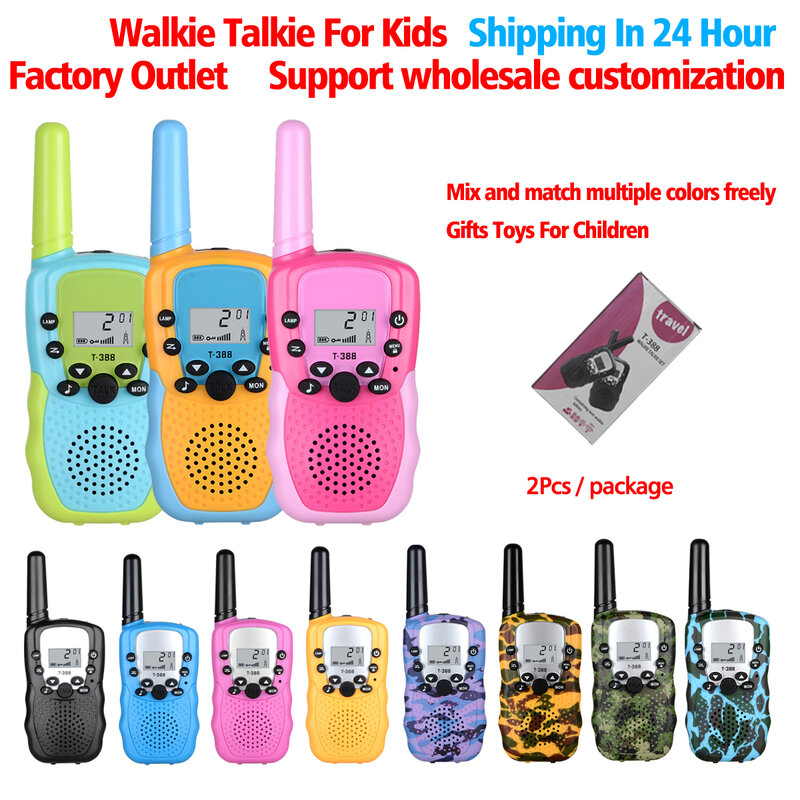 Walkie-talkie Quansheng Woki Toki GMRS PMR para niños, juguetes digitales de mano para niños, regalos de cumpleaños y Navidad, Radio para niños