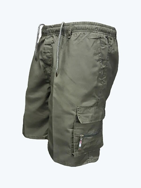 2023 Men's Casual Shorts Summer Pants Cargo Multi-mouth Bag Fashion Loose Sports Cargo Shorts for Male
