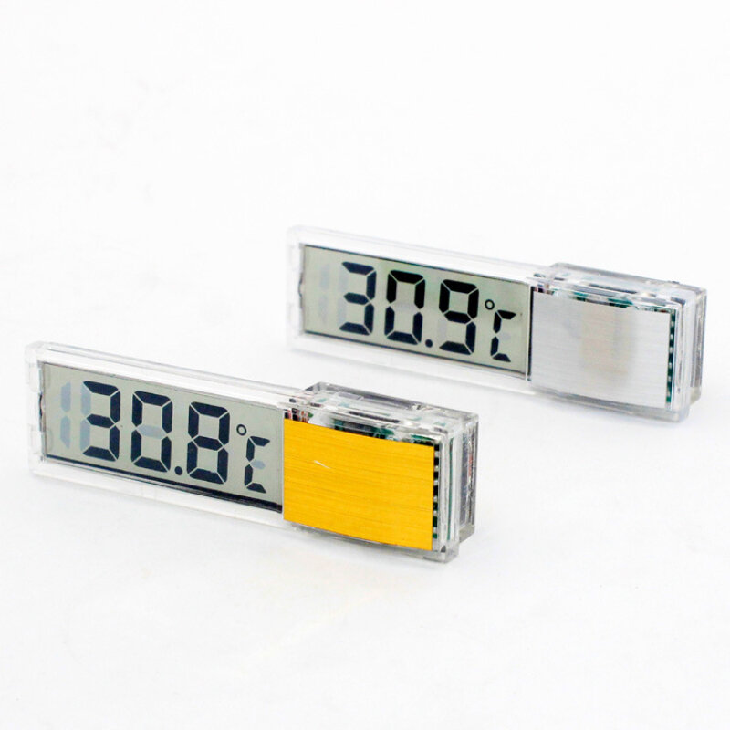 Termômetro digital com tela lcd para aquário, medição de temperatura, medidor de temperatura, acessórios do aquário