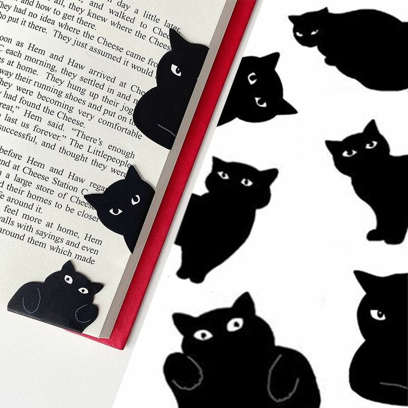 อุปกรณ์สำนักงานโรงเรียนนักเรียนของขวัญแม่เหล็กสำหรับคนรักแมวบุคลิกภาพ Bookmark Pagination Mark ที่ตั้งหนังสือ