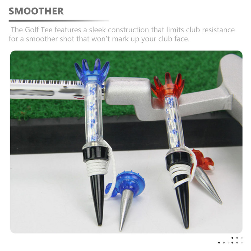 4 Stück Golf Tee Tack Fixer Magnet Course Zubehör austauschbare Golf Bälle Halter Stütz basis für Rack Stand