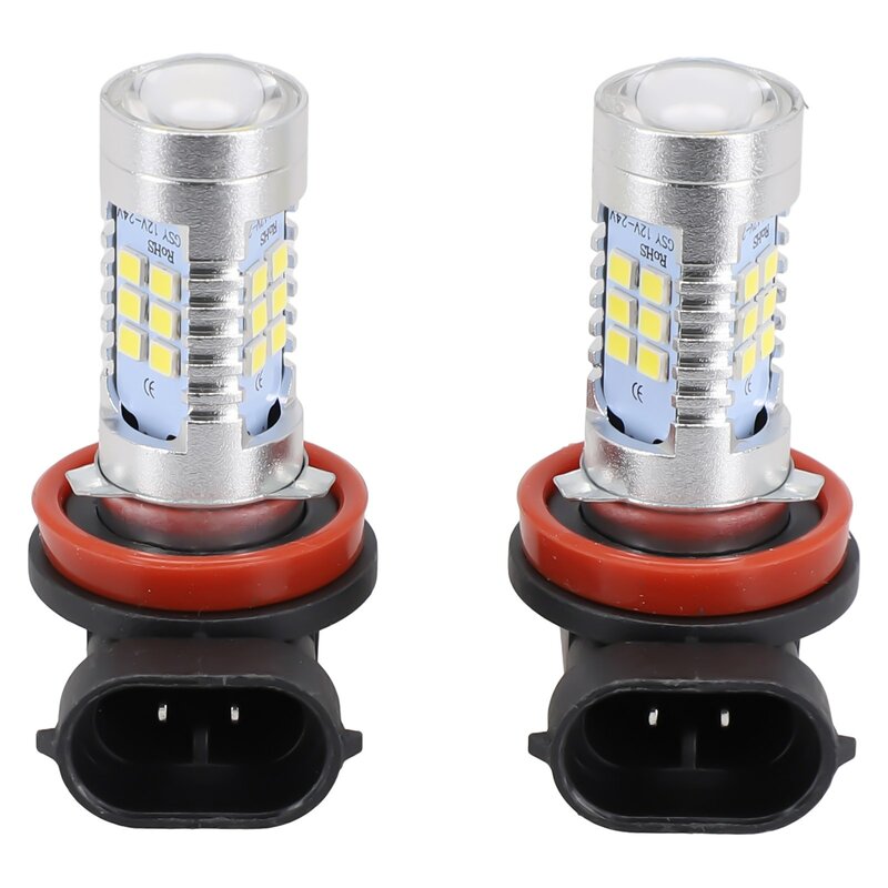 Bombilla LED antiniebla Universal para coche, de alta potencia lámpara antiniebla, blanca, 2000lm, 6000k, 2 piezas, H8, H11, nuevo