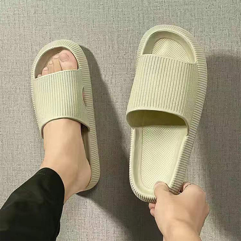 Step on the Sense of Shit Slippers Summer Home Wear Soft-soled Non-slip Shoes Eva Simple MEN'S Slippers