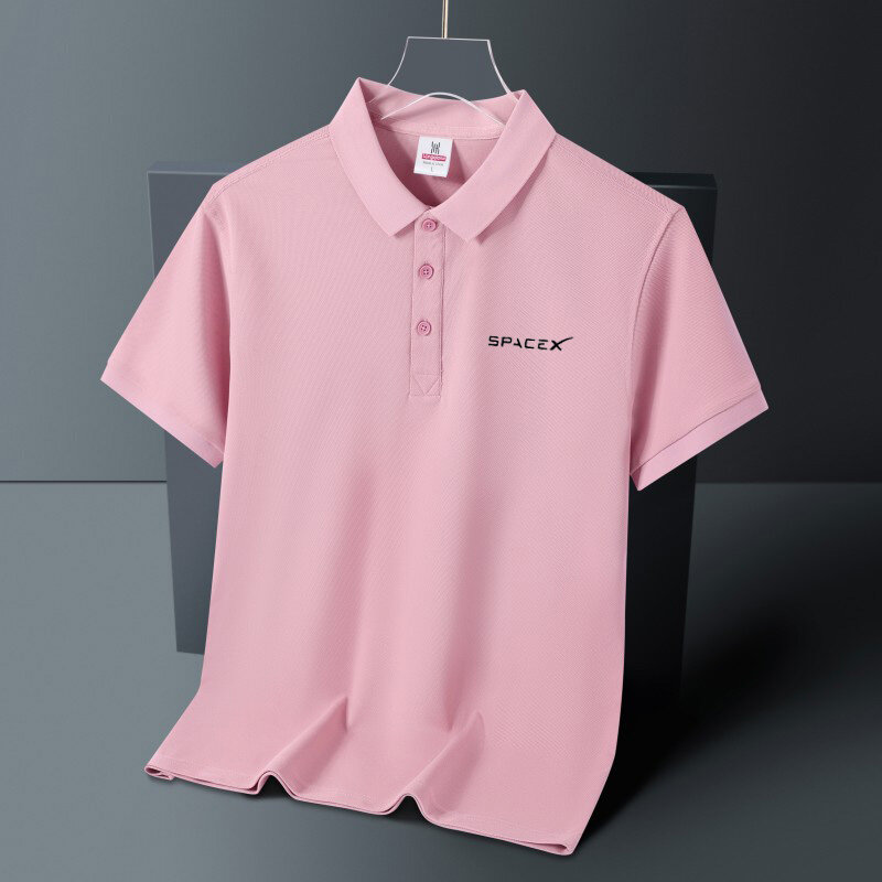 Neues Herren Kurzarm T-Shirt klassische Mode Business Casual Polo Herren Outdoor Sport Top Baumwolle Herren T-Shirt