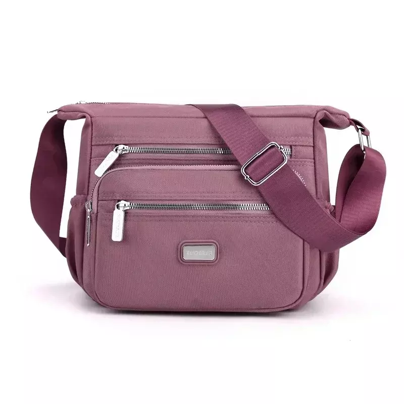 Bolsa de Ombro Nylon impermeável para mulheres, senhoras Crossbody Bag, Messenger Handbag, Casual, de alta qualidade, YSB04