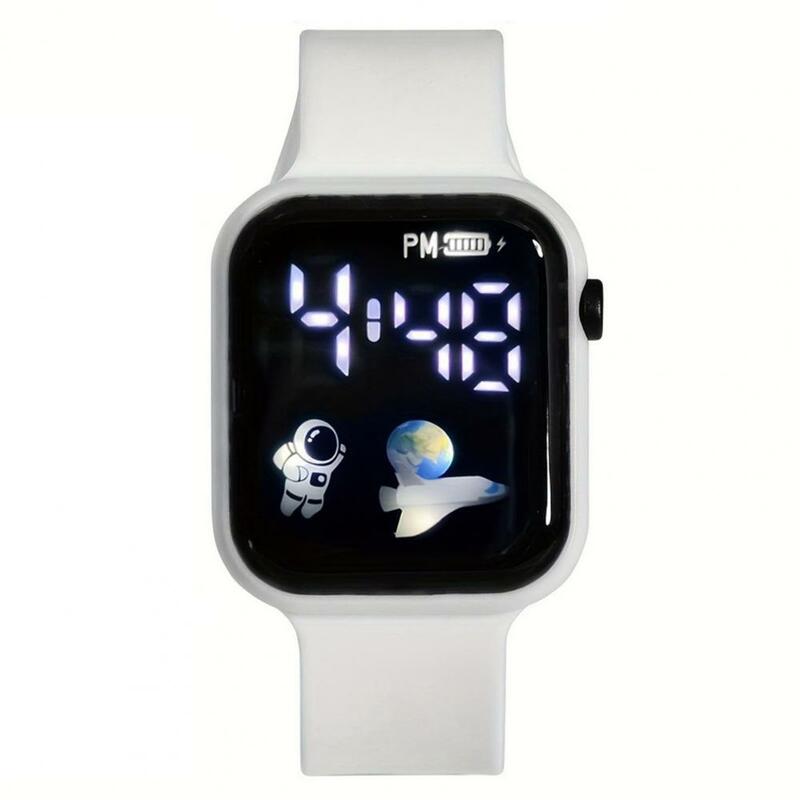 Светодиодный цифровые часы квадратные спортивные цифровые часы для студентов Wirstwatch электронные часы для мужчин и женщин