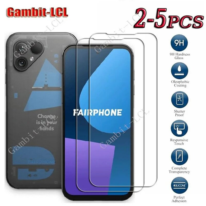 9H HD Original Gimbit-LCL Tempered Glass For Fairphone 5  6.46" Fairphone5 FULL Screen Protection Protector Cover Film