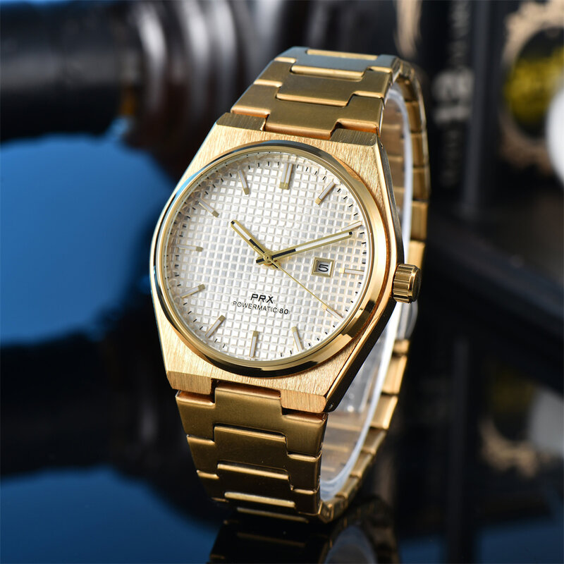 Luxe Merk Horloges Voor Mannen Quartz Prx Chronograaf Hoge Kwaliteit Zakelijk Polshorloge Auto Date Wijzerplaat Horloge