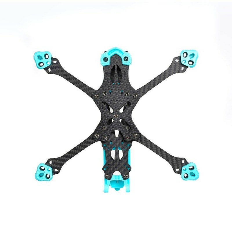 Foxeer-Carbono Silky Revestimento Quadro para RC Drone, MEGA O3 Analógico Vista HDzero Walksnail, 5 "Freestyle V, 220 milímetros, T700