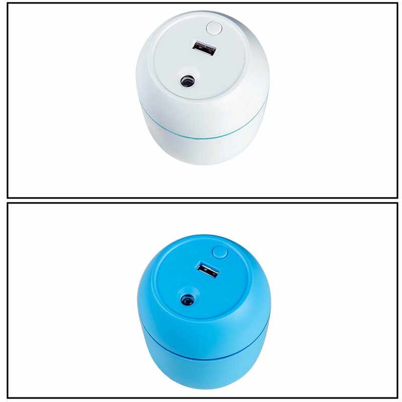 Mini humidificador de aire ultrasónico con lámpara LED de noche, difusor de Aroma esencial para el hogar y el coche, nebulizador USB, fabricante de niebla, 250ML