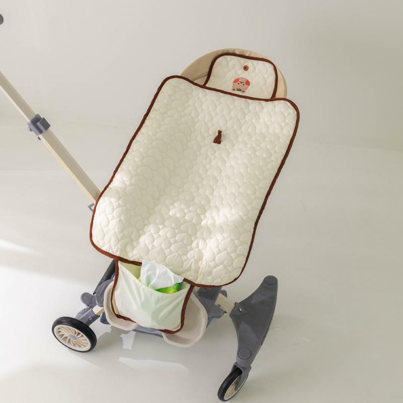 Портативный детский подгузник, складной водонепроницаемый подгузник с милым медведем, Кроликом, подкладка для новорожденных, Многофункциональный подгузник для детской коляски