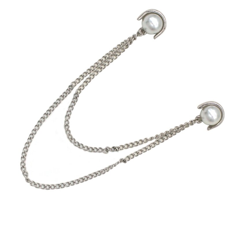 Y166 épinglette Vintage avec scintillants épingles réglables bijoux broche française épingles collier élégant