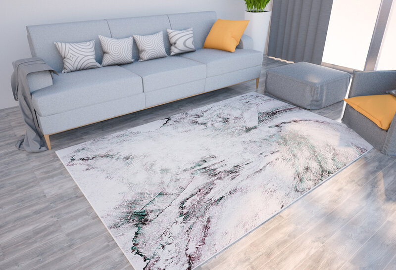 Tappeto stampato con struttura astratta soggiorno moderno per la casa tappetino decorativo camera da letto tappeto morbido antiscivolo per grandi aree