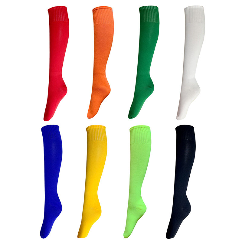 Chaussettes longues respirantes au-dessus du genou pour adultes, football, football, sports de plein air, rugby, volley-ball, baseball, hockey, 1 paire