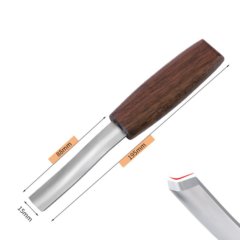 1PC strumento scalpello per legno pala ad arco scalpello per intaglio del legno per scalpelli da carpentiere pala a onde attrezzature per officina utensili manuali