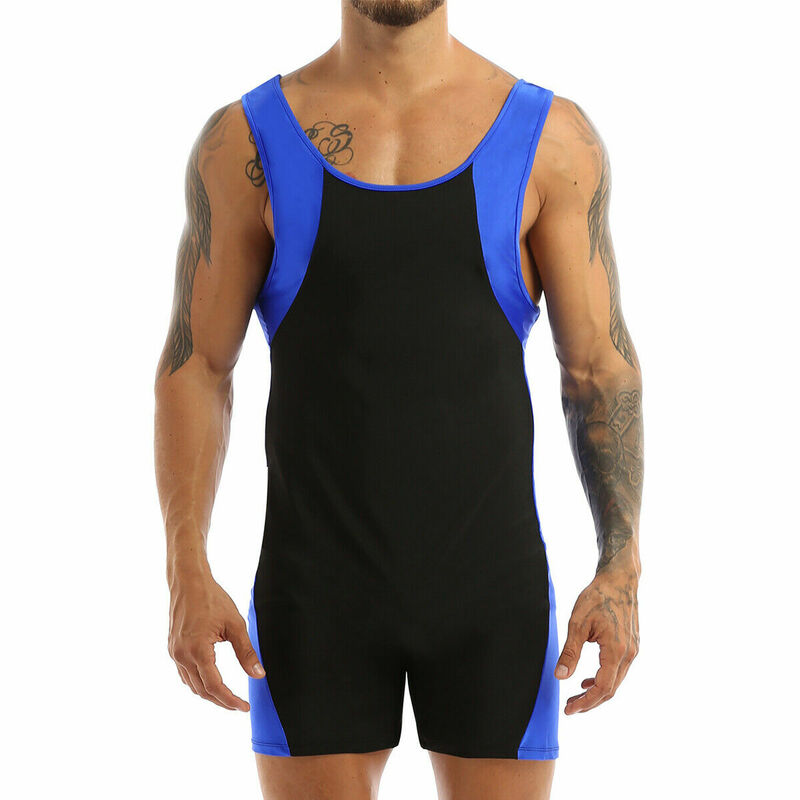 Wrestling Singlets Suit Boxing Triathlon Country Bodysuit Iron Men Swimwear Fitness Skinsuit Sleeveless Running Wear Custom