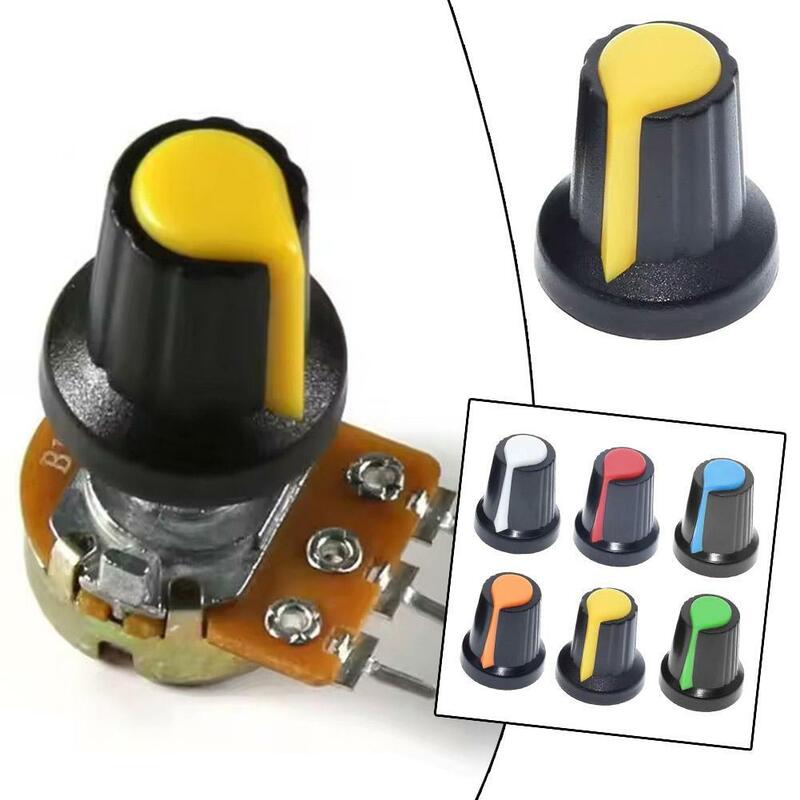 1pc Potentiometer Knob 24x15mm Encoder Switch Cap Switch Knobs Kit Electric Guitar Bass Volume Tone Control Button Rotary Handle