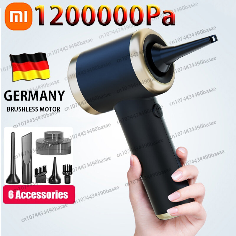NEW Xiaomi 1200000Pa Wireless Car Vacuum Cleaner Strong Suction Handheld Robot Home & Car Dual USE Mini Vacuum Cleaner Appliance
