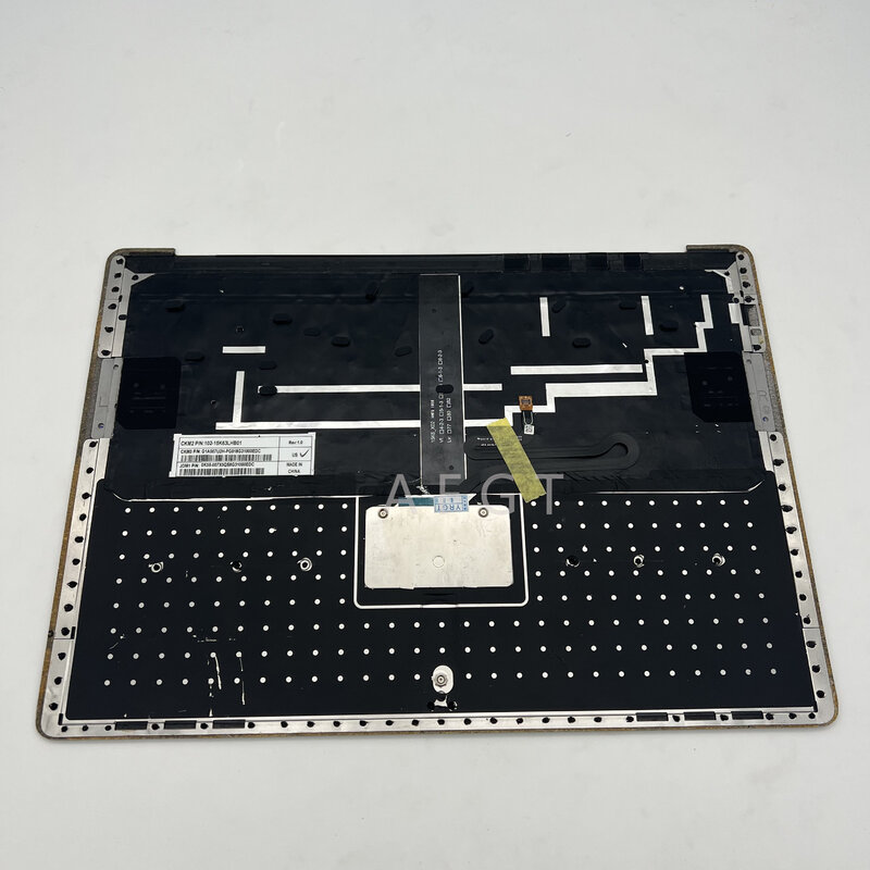 คีย์บอร์ดของแท้สำหรับ Microsoft Surface Laptop1 2 1769 1782ฝาครอบคีย์บอร์ด palmrest พร้อมแบ็คไลท์13.5 ''สีดำ
