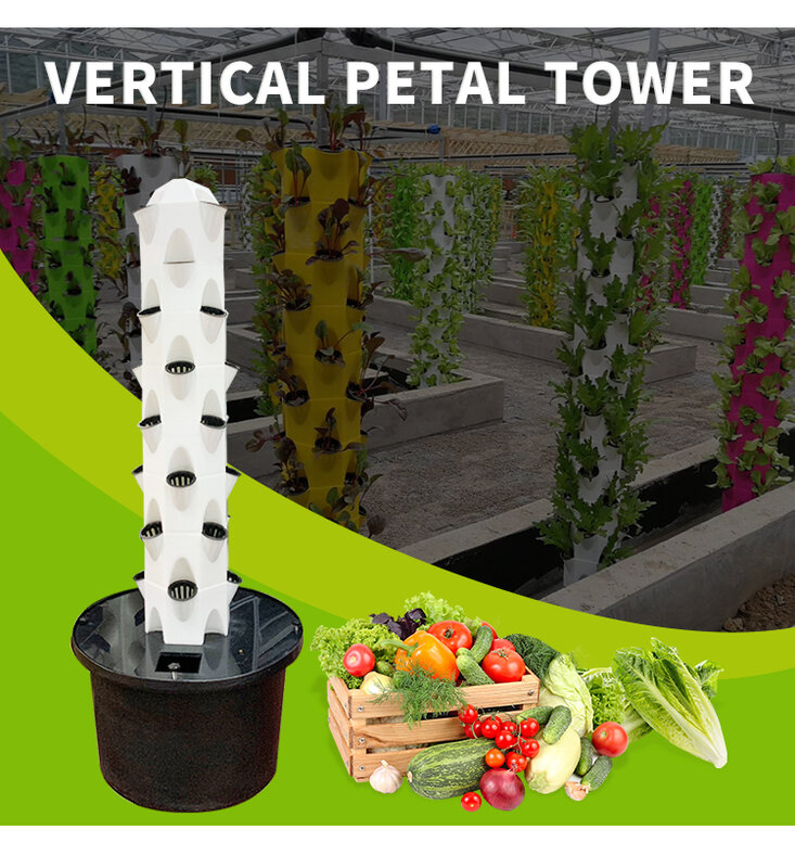 New Arrival Pineapple Type Vertical Hydroponic Planting System Home Garden Grow Kit Grow Tower Indoor Plant Growing Systems