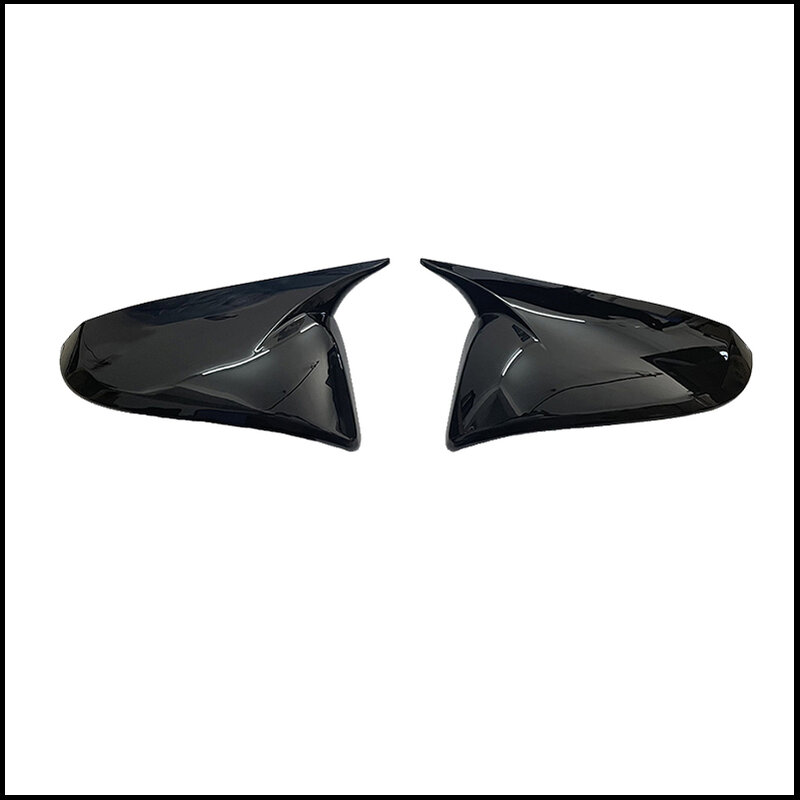 Car Accessories For Toyota Highlander 2014~2018 Side Door Rearview Mirror Cover Cap Sticker Trim With Horn Auto Parts Styling