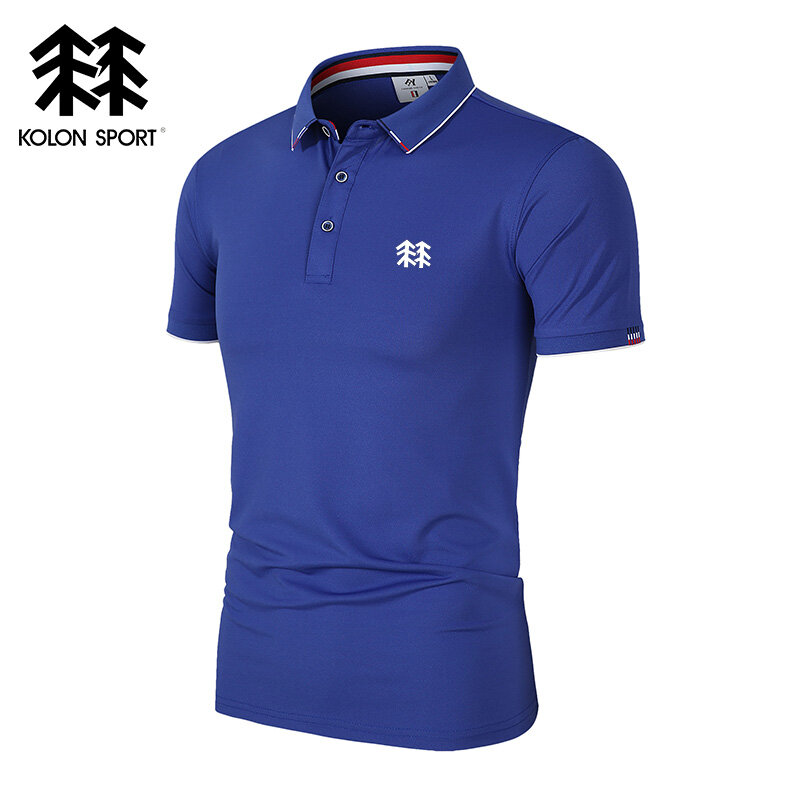 Geborduurde Kolonsport Heren Hot Selling Poloshirt Zomer Nieuwe Zakelijke Vrijetijd Hoge Kwaliteit Revers Poloshirt Voor Heren
