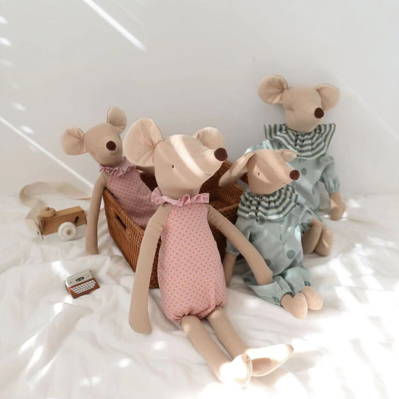 Süße Baby Maus Plüschtiere Stofftier Maus Puppen schöne Ratte mit Kleidung Kinder Geburtstags geschenke Spielzeug für Jungen Mädchen Kinder Spielzeug