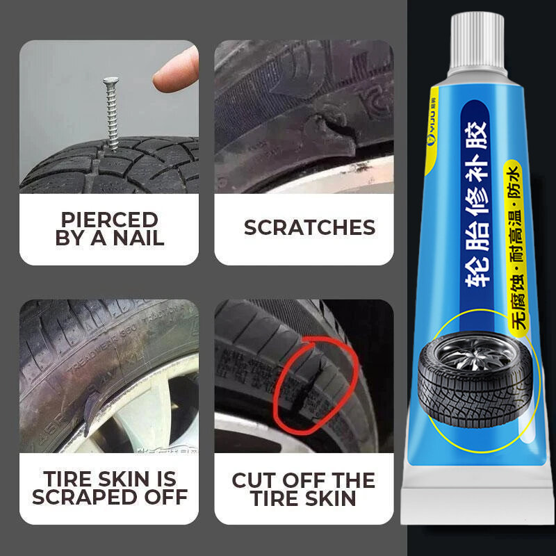 Tire Repair Black Glue Liquid Strong Rubber Car Instant Strong Tools Wear-resistant Non-corrosive Adhesive Instant Bond Repair