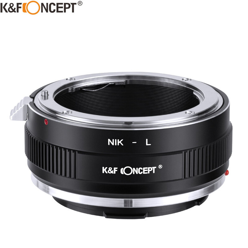 K & F Concept nik-l F AI lente a L anillo adaptador de montaje para Nikon F AI lente a Sigma Leica Panasonic L cuerpo de cámara de montaje