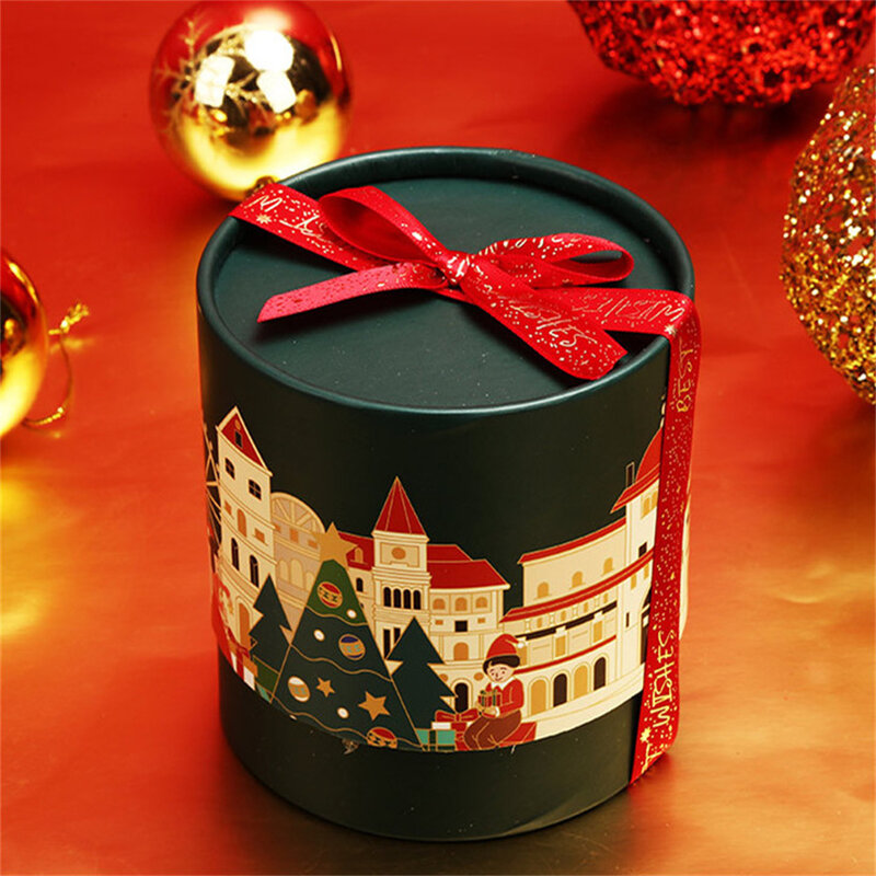 Paper Jewelry Packaging Boxes Candy Chocolate Storage Gift Case Wedding Easter Decoration Christmas Eve Apples Bucket New 2024