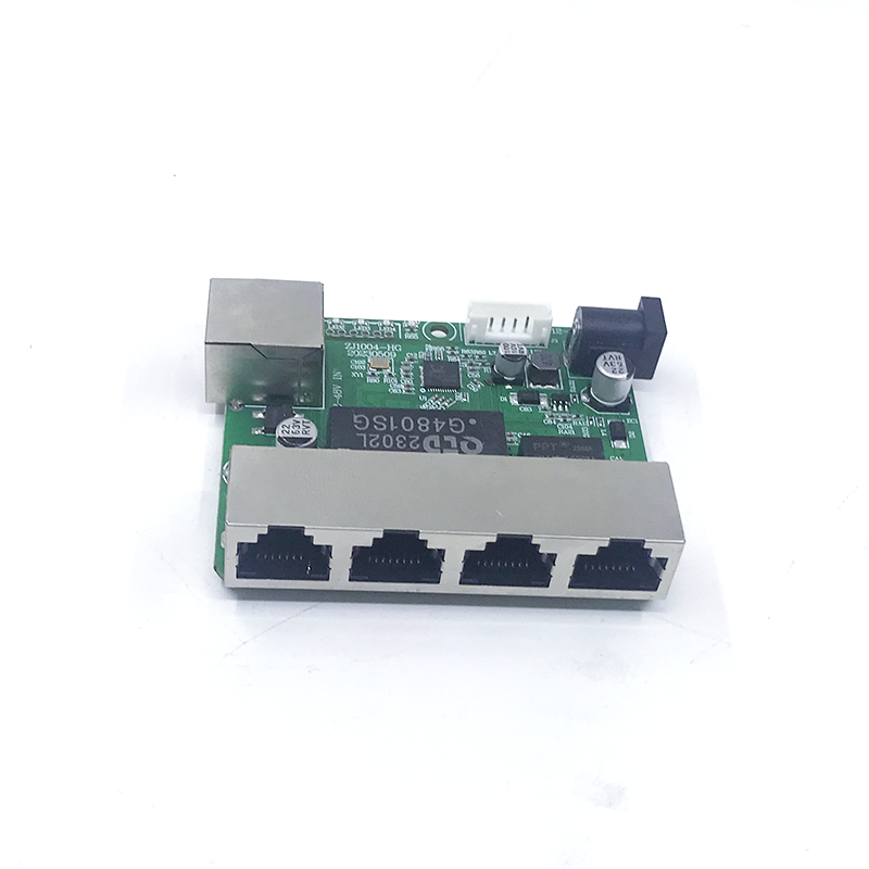 Mini-PCBA 6Ports Industrie-Switch-Modul 10/100mbps 12V-48V-Switch