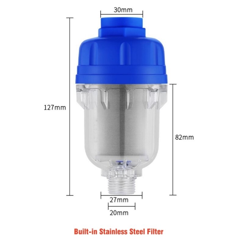 Gas Electric Water Heater Pre-filter Washing Machine Faucet Water Purifier Stainless Steel Cartridges Shower Head Scale Filter