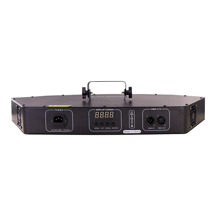 Dmx-512 Rgb Disco Verlichting 6 Heads Rgb Full Color Laserlicht Voor Stage Dj Bar