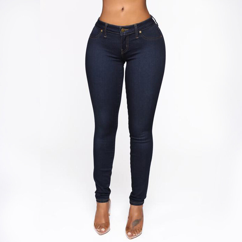 Женские джинсы с открытой прорезью, эластичные, на молнии
