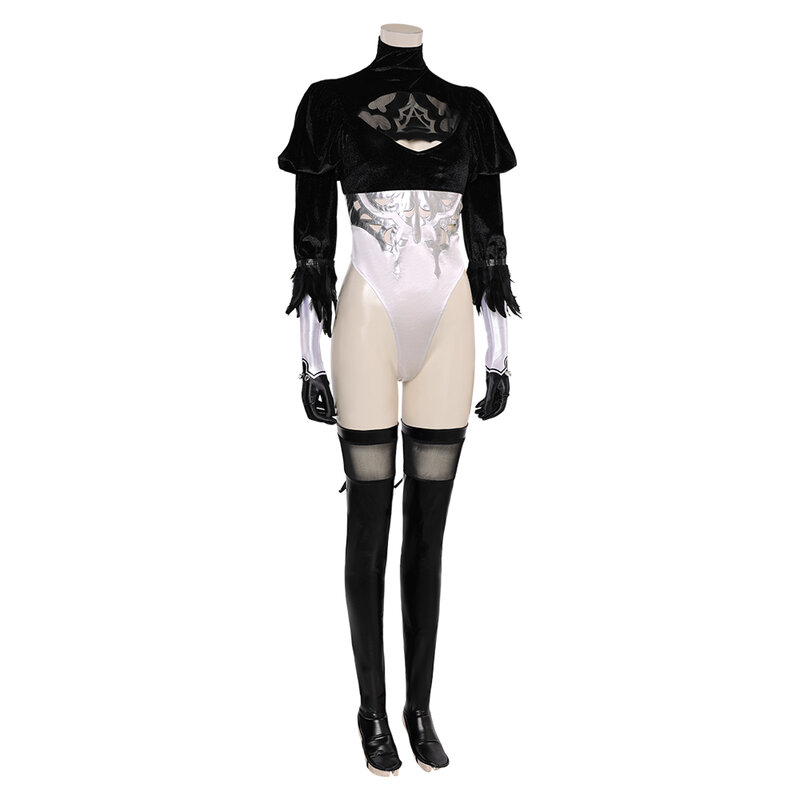 Yorha No.2 Cosplay Fantasia Nier Automata Disguise Costume Women Fantasy Sexy Jumpsuit Outfits Halloween Carnival Party Suit