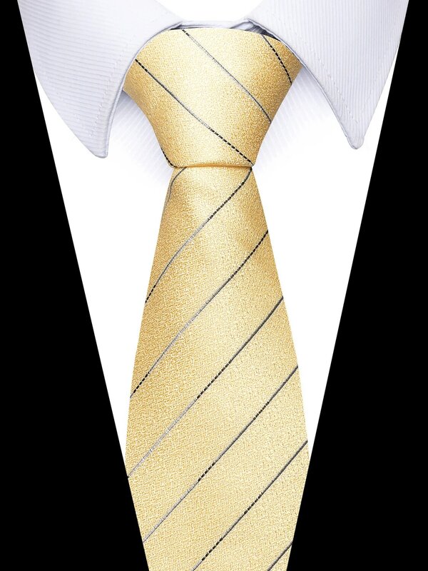 100% Seide Marke Silber Krawatte Männer hochwertige 8 cm Seide schöne Gravatas Paisley grau Krawatte Kleidung Accessoires männliche Liebhaber Tag