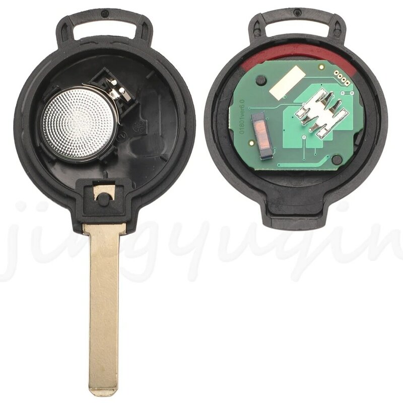 Jingyuqin Key kunci mobil pintar Remote untuk mercedes-benz Fortwo 451 2007-2013 Fob 315/433Mhz ID46 PCF7941Chip