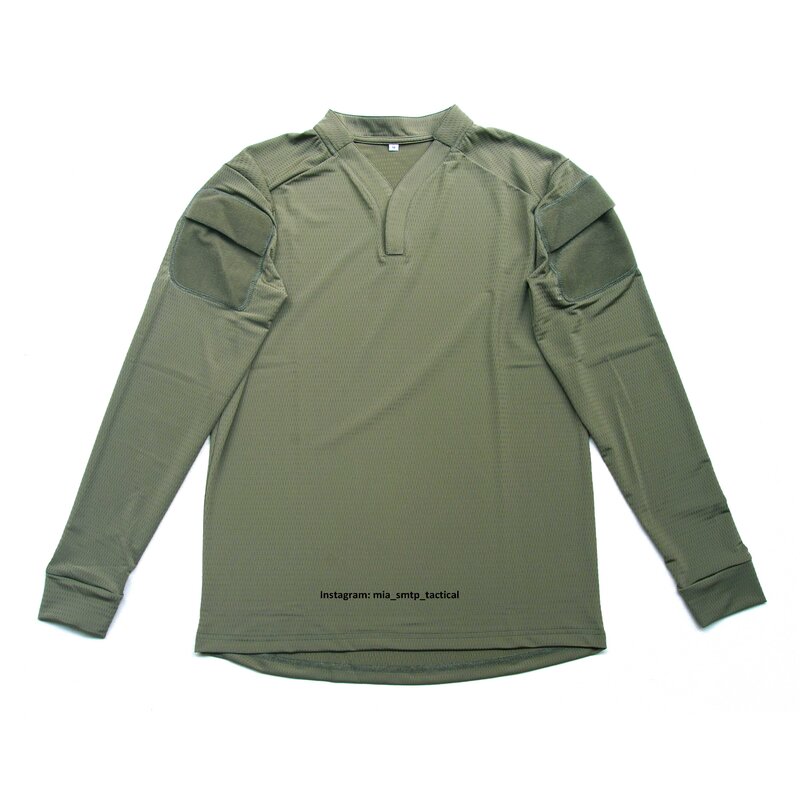 SMTP002 US-DEGRU estilo tático velocidade estilo rugby camisa, secagem rápida, respirável, mangas compridas t-shirt