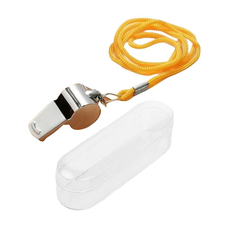 5xSports Whistles Super Loud Metal Whistle for Soccer Basketball Emergency