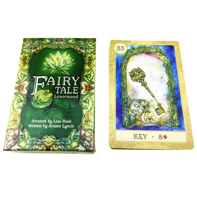 Fairy Tale Lenormand Tarot 38 Cards Deck Full English Mysterious Divination Fate Family Party Board Game