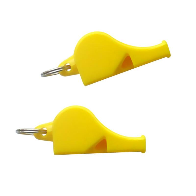 2-4pack Emergency Survival Plastic Whistle Marine Camping Boating yellow
