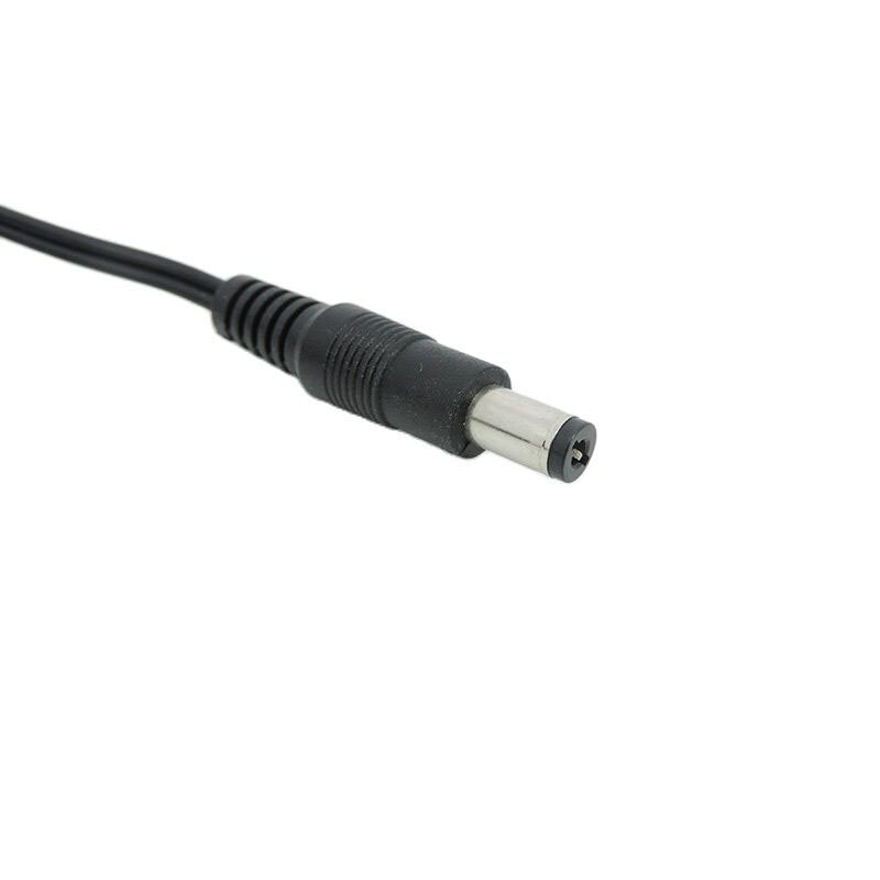 Zasilacz przewód zasilający DC wtyk męski 2pin przewód DC kabel 5.5*2.1mm wyjście do kamery cctv ładowarka do laptopa 150cm naprawa W28