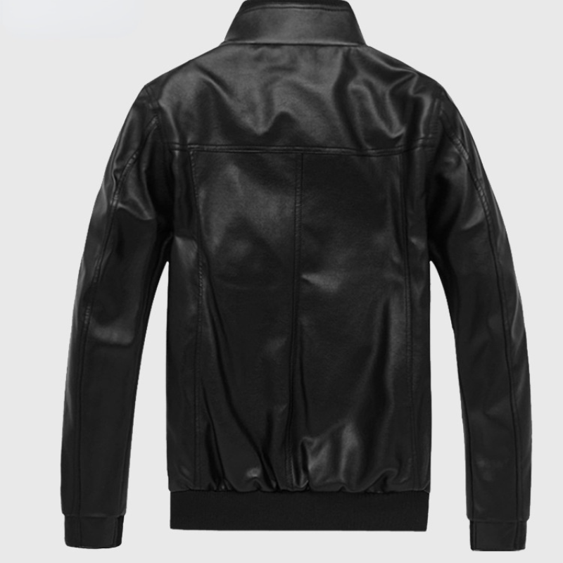 MRMT 2024 merek pakaian kulit pria Perdagangan pakaian pria ramping lokomotif pria jaket kulit pakaian luar pakaian garmen