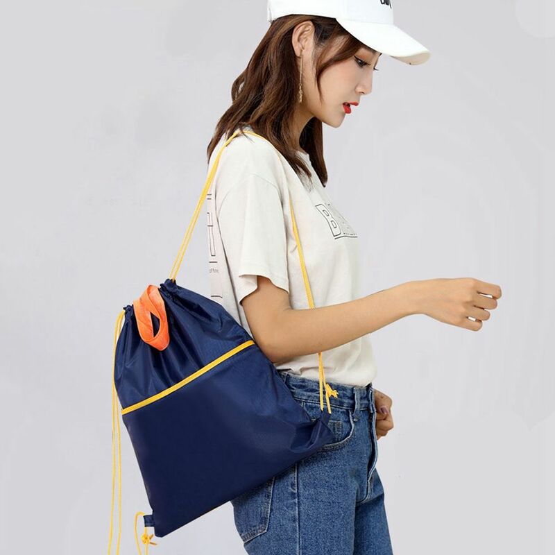 Men Lightweight Drawstring Pocket For Women Storage Bag Riding Travel Bag Outdoor Backpack Portable Sports Bag Drawstring Bag