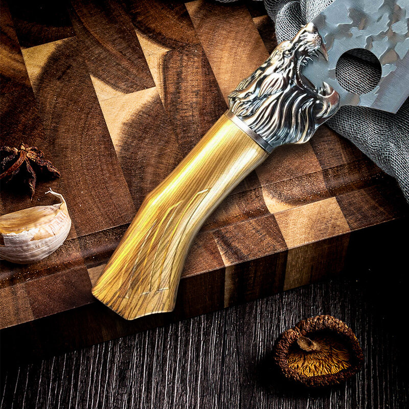 Cuchillo de deshuesar forjado de 6 pulgadas, cuchillo de cocina de acero inoxidable, cuchilla de carne para cocina, herramientas de cocina, cuchillo de caza