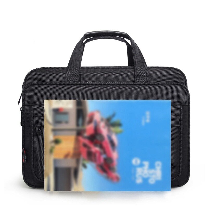 Moda męska teczka biznesowa wysokiej jakości torebka Oxford 15.6 "torba na laptopa duża pojemność męska torba na ramię